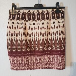 DYNAMITE Mini Pencil Cut Skirt
